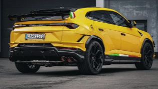 Photo of Capristo Valved Sport Exhaust with Middle Silencer Spare Pipes with Wicrom Tips for the Lamborghini Urus Performante - Image 4